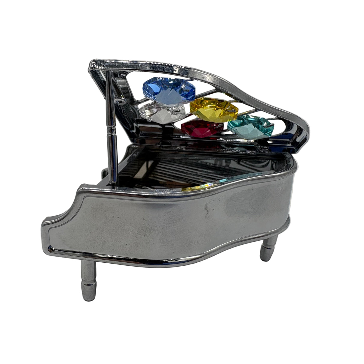 Crystal Swarovski in Chrome Plated Piano