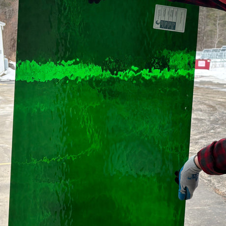 96 COE Dark Green Waterglass