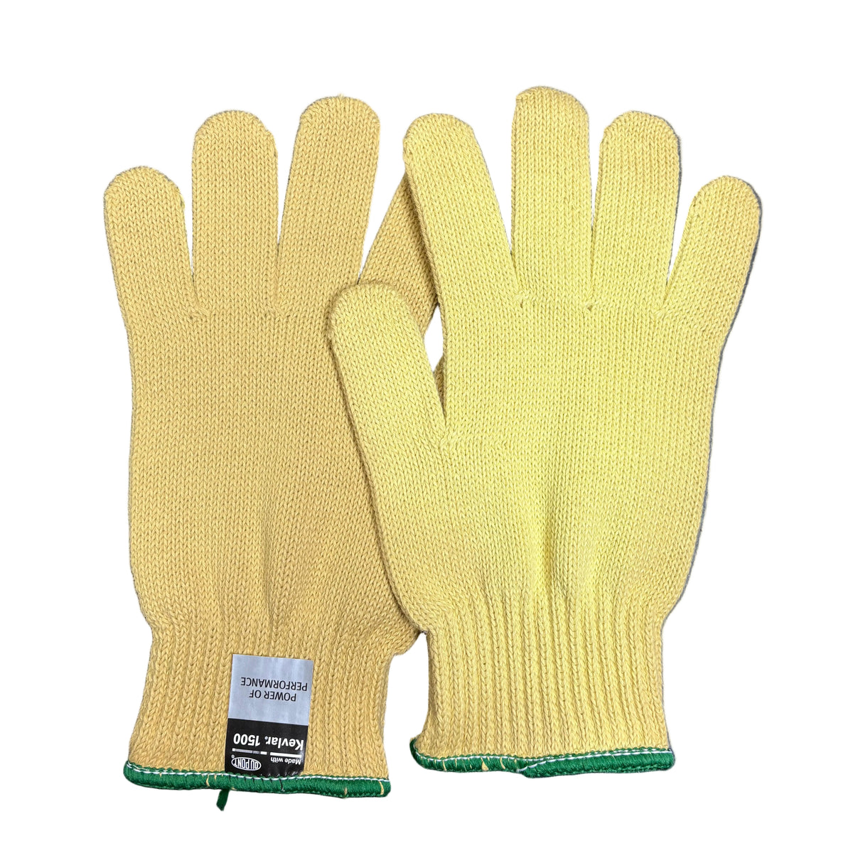 Yellow Kevlar Gloves  Size Medium