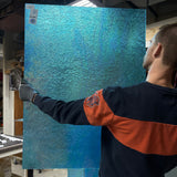 Tahitian Blue Ripple Iridescent