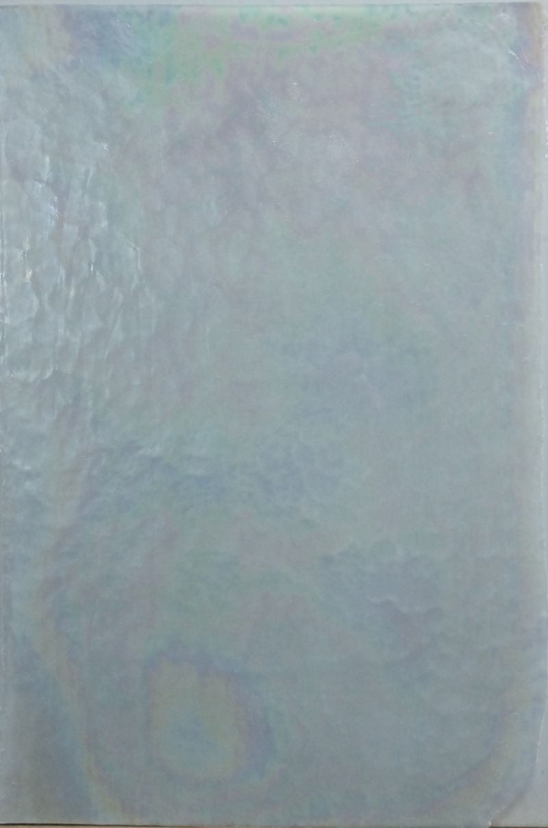 Ice White Iridized Stipple - Stained Glass Express 