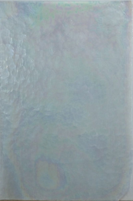 Ice White Iridized Stipple - Stained Glass Express 