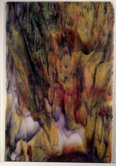 Ice White, Silver Yellow, Purple, Gold Pink Stipple - Stained Glass Express 