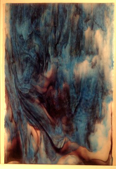 Ice White Stipple, Blue, Purple Stipple - Stained Glass Express 