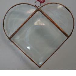 Inspiration Kit 3 Heart Bevel - Stained Glass Express 
