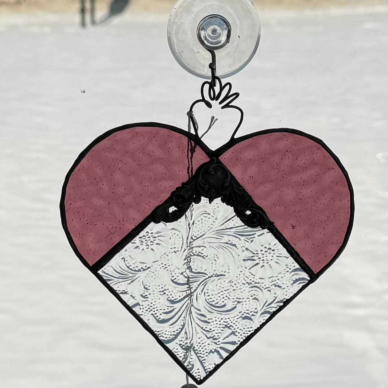 Inspiration Kit 6 Large Heart with Filigree - Stained Glass Express 