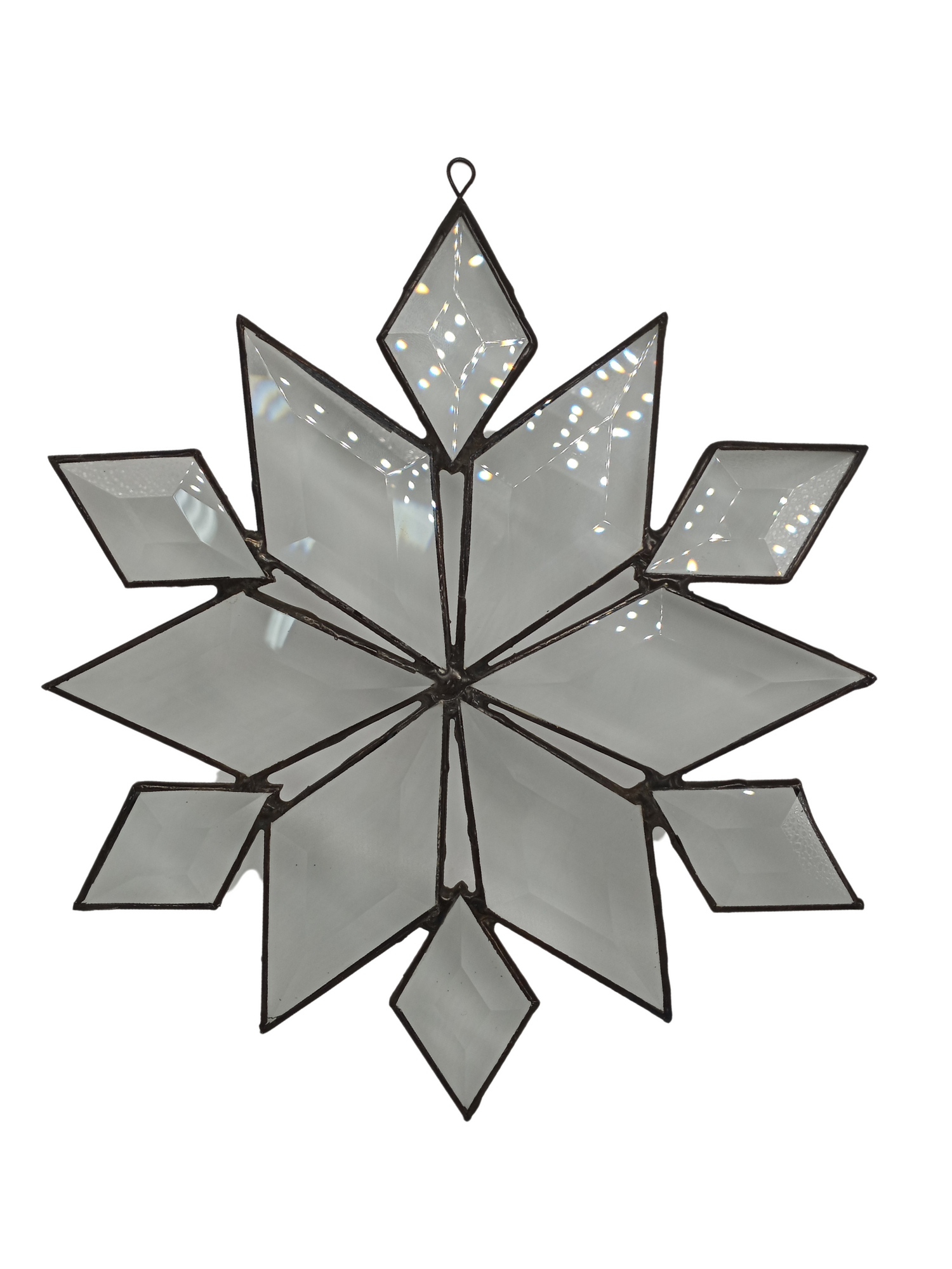 Inspiration Kit Bevel Snowflake 2 - Stained Glass Express 