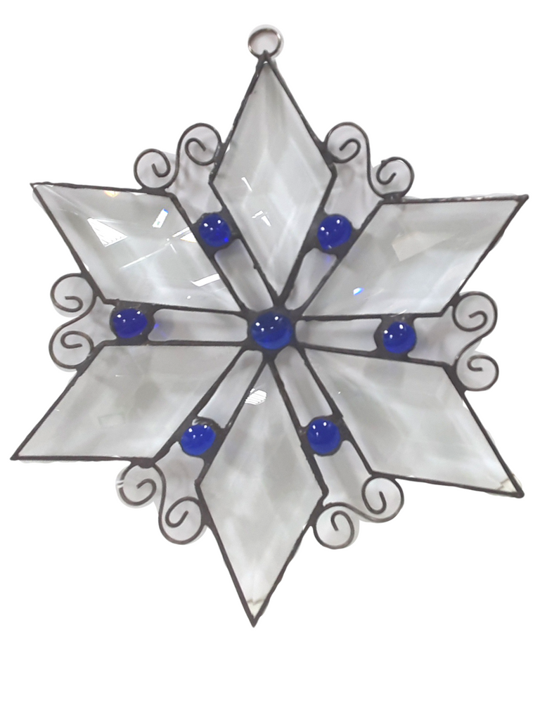Inspiration Kit Bevel Snowflake 3 - Stained Glass Express 