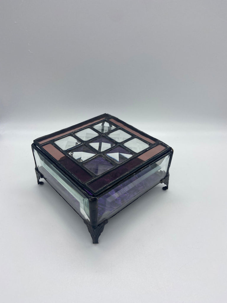 Inspiration Kit Bevel Top Jewelry Box - Stained Glass Express 