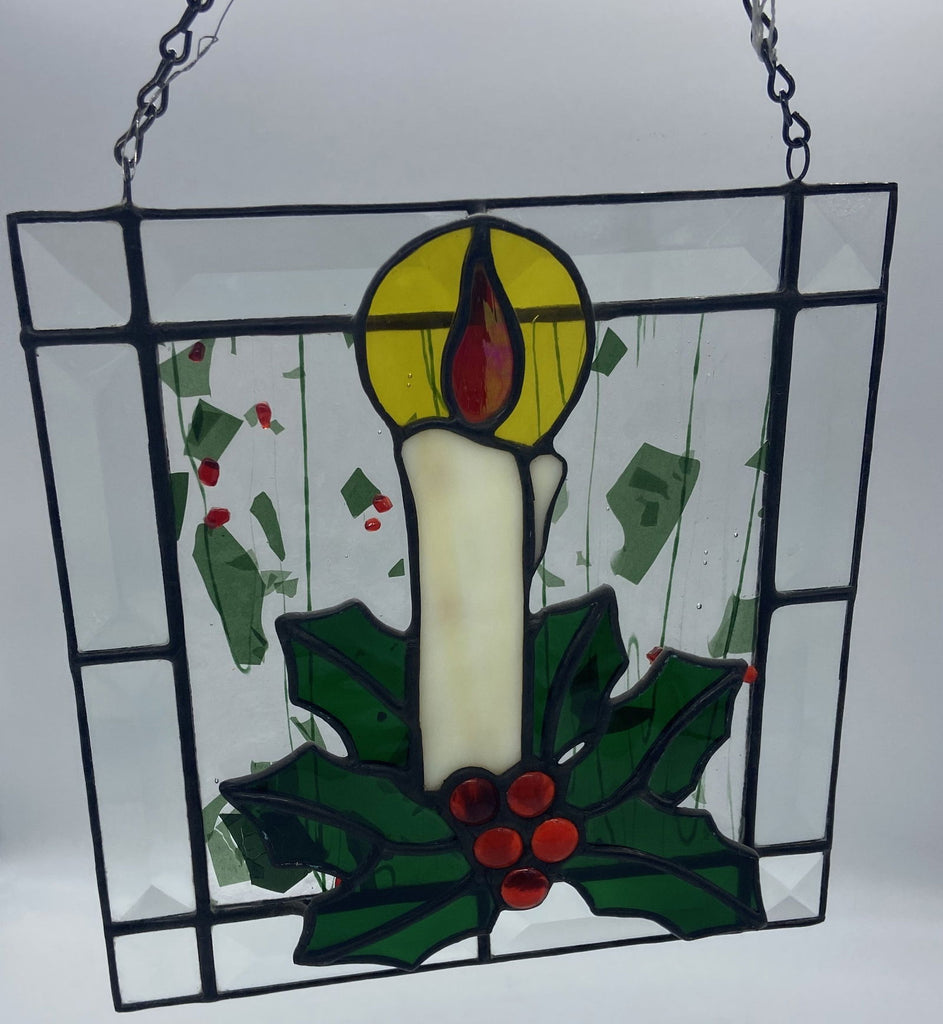 Inspiration Kit Christmas Candle - Stained Glass Express 
