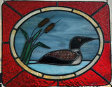 Inspiration Kit Loon with Cattail Panel - Stained Glass Express 