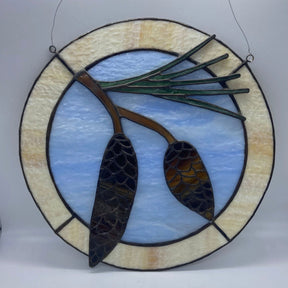 Inspiration Kit Pinecone Panel - Stained Glass Express 
