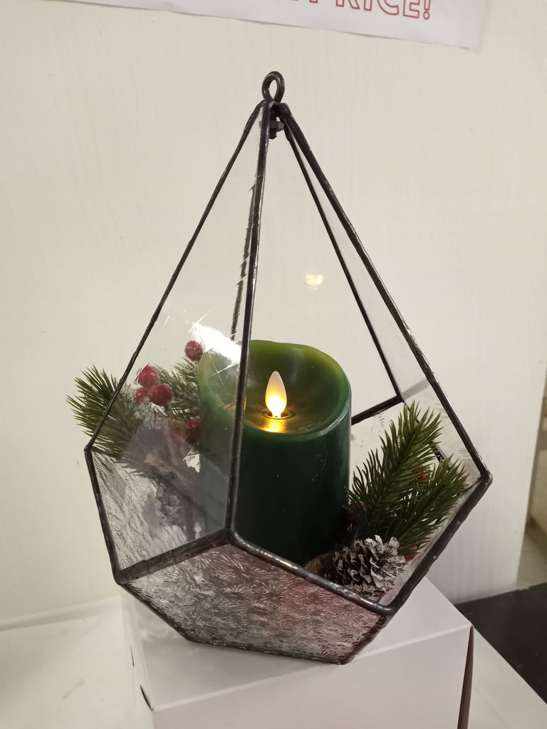 Inspiration Kit Teardrop Terrarium - Stained Glass Express 