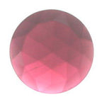 Jewel Faceted Round 15mm Gold-Pink - Stained Glass Express 