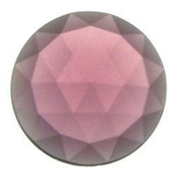 Jewel Faceted Round 25mm Amethyst - Stained Glass Express 
