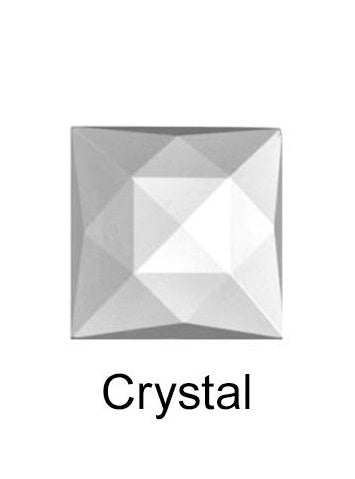 Square Crystal Pattern Jewel, Faceted Square 25mm Crystal – Stained Glass Express