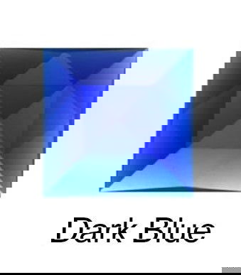 Jewel, Faceted Square 25mm   Dark Blue - Stained Glass Express 