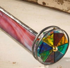 KALEIDOSCOE BRICK RED - Stained Glass Express 