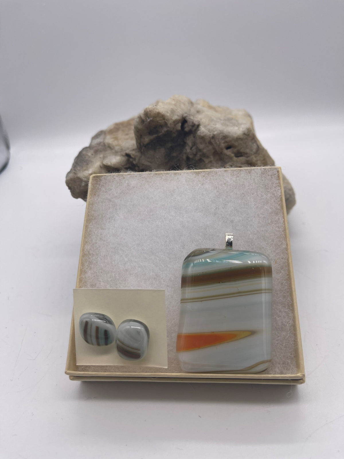 Pendant Earring Set Boxed