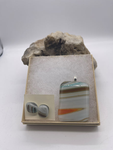 Pendant Earring Set Boxed
