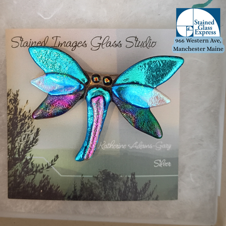 Katherine Adams-Gary Dichroic Dragonfly Pendant