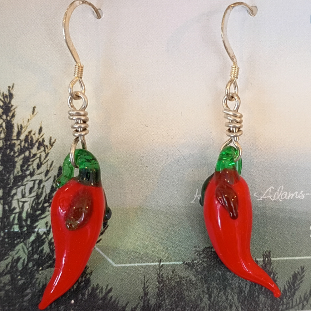 Katherine Adams Gary Chili Pepper Earrings