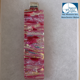 Katherine Adams Gary Dichroic Pin Pink