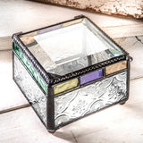 Keepsake Box, Vintage Glass