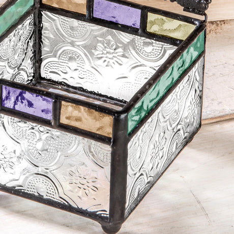 Keepsake Box, Vintage Glass
