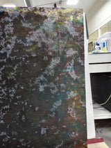 Kokomo Purple, Lime, Blue Streaky Vertigo - Stained Glass Express 