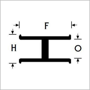 LEAD, H FLAT 3/8" - Stained Glass Express 
