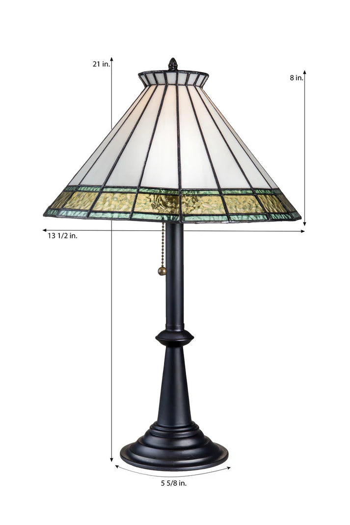 LAMP FLAXEN WINDSOR IVORY