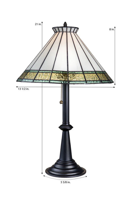 LAMP FLAXEN WINDSOR IVORY
