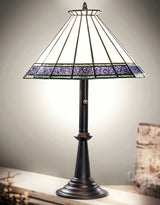 LAMP PURPLE SALEM IVORY