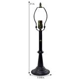 LAMP PURPLE SALEM IVORY
