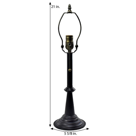 LAMP PURPLE SALEM IVORY