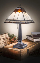 LAMP BROWN IROVY CLEAR FILIGRE