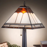LAMP BROWN IROVY CLEAR FILIGRE