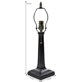 LAMP BROWN IROVY CLEAR FILIGRE