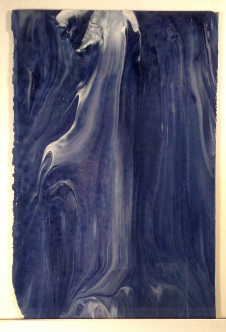 Lavender Opal & White High Strike - Stained Glass Express 