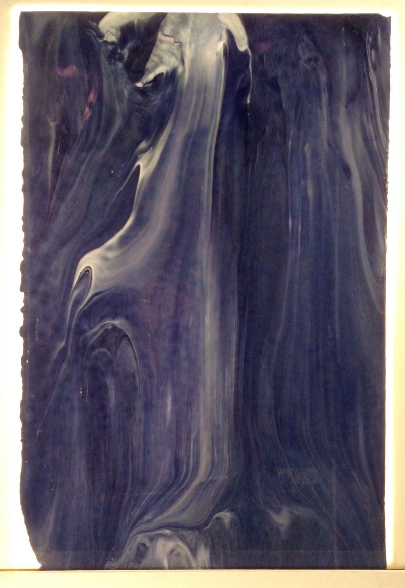 Lavender Opal & White High Strike - Stained Glass Express 