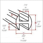 Lead Came 13/64" Round H ltd - Stained Glass Express 