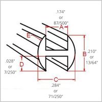Lead Came 13/64" Round H ltd - Stained Glass Express 