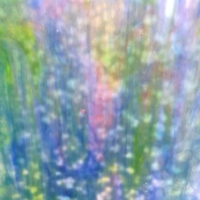 Light Blue Opal with Blue, Green, Gold Purple