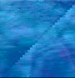 Lt Blue w/ Dk Blue, White Wispy Opal - Stained Glass Express 