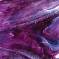 Med Purple, Dk Purple Wispy - Stained Glass Express 