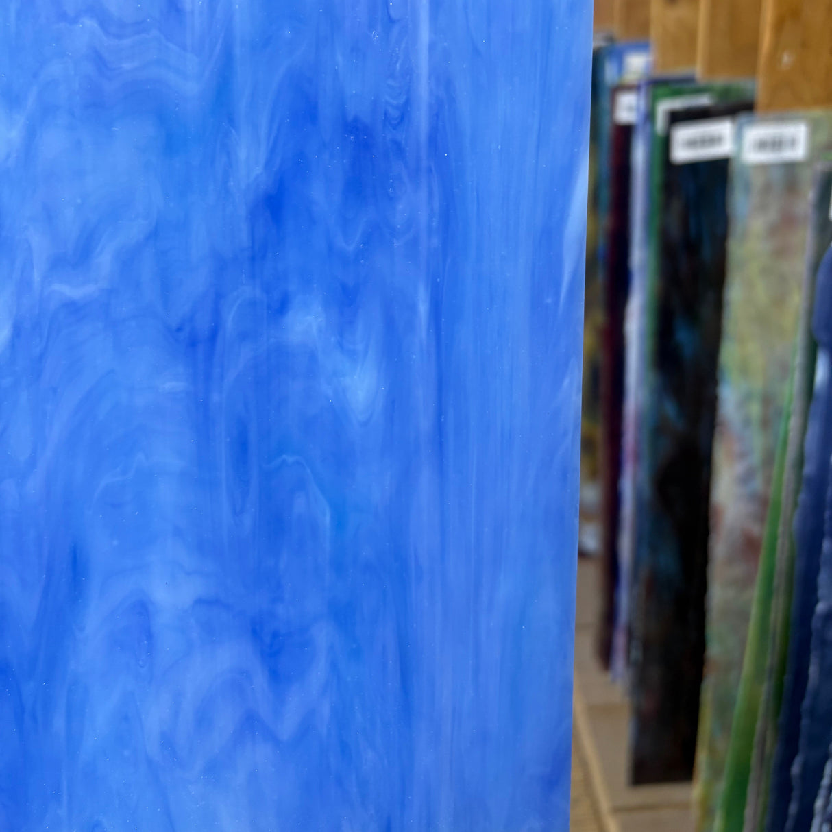 Medium Blue, Dark Blue Opal