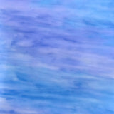 Medium Blue, White Opal Iridescent
