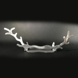 Medium Branch Brushed Aluminum Art Stand