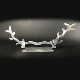 Medium Branch Brushed Aluminum Art Stand
